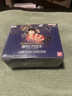 One Piece Card Game Romance Dawn Booster Box OP-01 (White Bottom) *NEW & SEALED* - Image 1