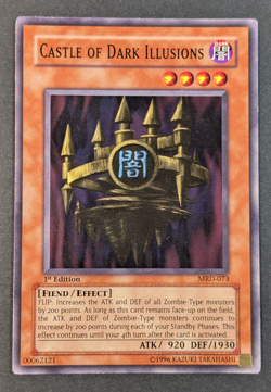 Yugioh TCG - 1x Castle of Dark Illusions - MRD-073 - NM/LP - Vintage 1st Edition - Image 1