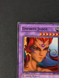 Yugioh TCG Card - 1x Empress Judge = MRD-046 - Played - MP - 1st Edition - 2002 - Image 3