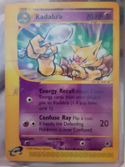 Pokemon Kadabra TCG Expedition Card 84/165 Regular Uncommon - Image 1