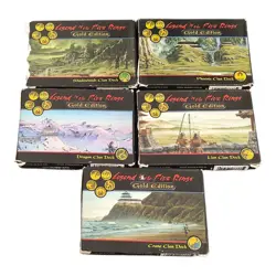 Lot Of 5 Legend Of The Five Rings Deck Gold Edition Card Packs - Image 1