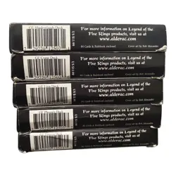 Lot Of 5 Legend Of The Five Rings Deck Gold Edition Card Packs - Image 4