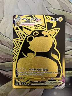 Pokemon Pikachu TCG Lost Origin VMAX Gold Holo Card TG29/TG30 2022 Secret Rare - Image 1