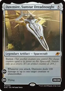 Dawnsire, Sunstar Dreadnought -Foil Near Mint MTG Promos: Prerelease Cards - Image 1
