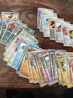 Lot of 50+ Pokemon TCG Cards Holo Rare Cards From Mega Charizard Ex UPC box - Image 1