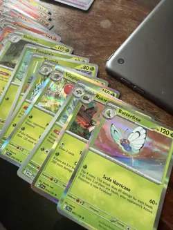 Lot of 50+ Pokemon TCG Cards Holo Rare Cards From Mega Charizard Ex UPC box - Image 3