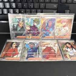 Prismatic Evolution Full Art Trainer Lot 8 Cards - Pokemon / NM Pack Fresh - Image 1