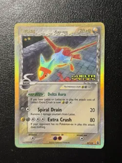 Pokemon TCG Latias EX Delta Species Reverse Holo Rare Card 8/113 - Image 1