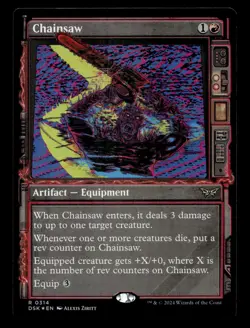 Chainsaw (Showcase) 314 Foil R Duskmourn: House of Horror - Image 1