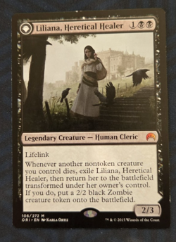 MTG Liliana, Heretical Healer Magic Origins Regular - Image 1