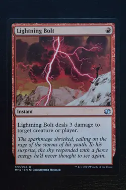 Magic The Gathering MTG LIGHTNING BOLT Modern Masters 2015 LP Lightly Played - Image 1