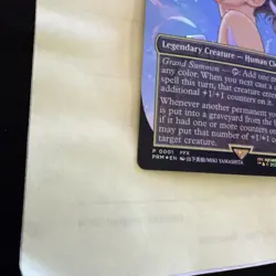 Yuna, Grand Summoner Promo 0001 Final Fantasy Mtg Borderless Foil Ffx 2 - Image 2