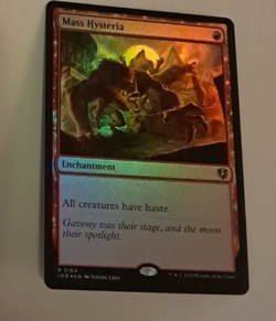 Mass Hysteria Foil NM/M MTG Innistrad Remastered Magic the Gathering - Image 1