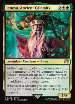 MTG Final Fantasy Commander Deck - Jenova, Ancient Calamity - Black Green - Image 1