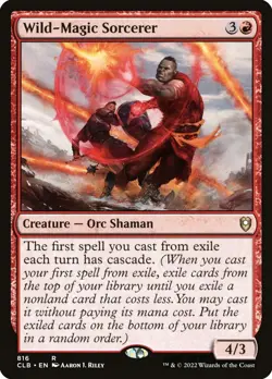 ~1x Wild-Magic Sorcerer x1 ~NM~ CLB Magic the Gathering MtG~ - Image 1