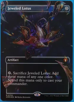 Jeweled Lotus (Borderless 702) FOIL Commander Masters NM (507969) ABUGames - Image 1