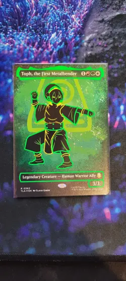 Toph, the First Metalbender (Borderless) (Neon Ink Foil) Avatar: The Last... - Image 1