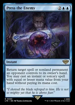 NM Press the Enemy, MTG, Lord of the Rings, Magic the Gathering, 65 - Image 1