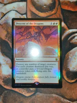 FOIL Descent of the Dragons of Tarkir DTK MTG Magic the Gathering 1st Edition - Image 1