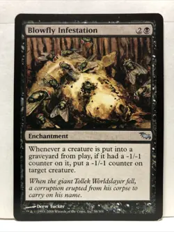 MTG Blowfly Infestation Magic: The Gathering Shadowmoor #58 - Image 1