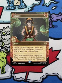 Gamble x1 Mtg Elemental Frame Showcase Avatar: The Last Airbender Eternal - Image 1