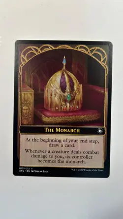 MTG Commander AFC Dragon Spirit The Monarch Token 009/013 Forgotten Realms Magic - Image 2