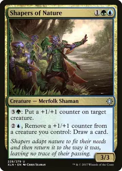 1x Shapers of Nature - NM English MTG - Ixalan - Image 1