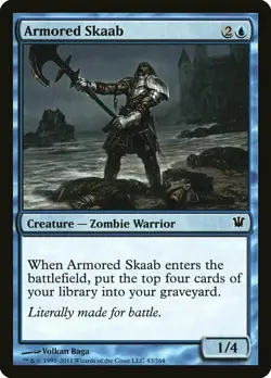 1x Armored Skaab - NM English MTG - Innistrad - Image 1