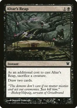 1x Altar's Reap - NM English MTG - Innistrad - Image 1
