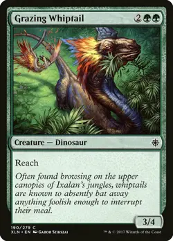 1x Grazing Whiptail - NM English MTG - Ixalan - Image 1