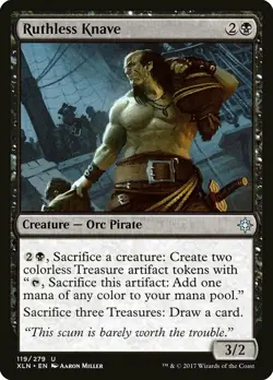 1x Ruthless Knave - NM English MTG - Ixalan - Image 1