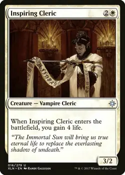 1x Inspiring Cleric - NM English MTG - Ixalan - Image 1