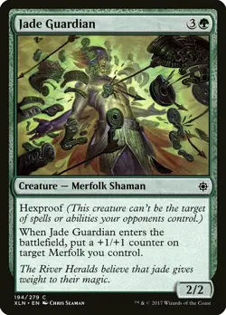 1x Jade Guardian - NM English MTG - Ixalan - Image 1
