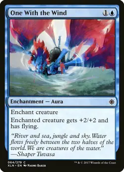 1x One with The Wind - NM English MTG - Ixalan - Image 1
