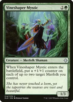 1x Vineshaper Mystic - NM English MTG - Ixalan - Image 1