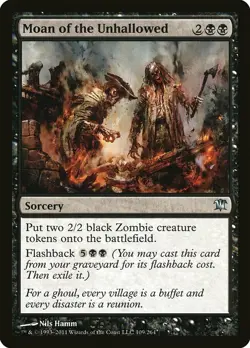 1x Moan of the Unhallowed - NM English MTG - Innistrad - Image 1