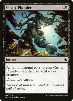 1x Costly Plunder - NM English MTG - Ixalan - Image 1