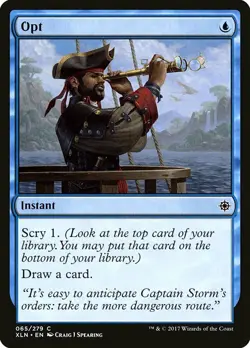 1x Opt - NM English MTG - Ixalan - Image 1