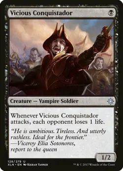 1x Vicious Conquistador - NM English MTG - Ixalan - Image 1