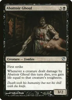 1x Abattoir Ghoul - NM English MTG - Innistrad - Image 1