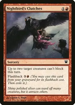 1x Nightbird's Clutches - NM English MTG - Innistrad - Image 1
