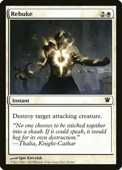1x Rebuke - NM English MTG - Innistrad - Image 1