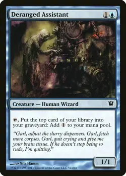 1x Deranged Assistant - NM English MTG - Innistrad - Image 1