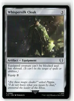 Whispersilk Cloak Commander: the Lord of the Rings: - Image 1