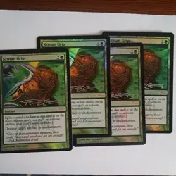 Magic The Gathering - 1x Signed Foil Krosan Grip (mtg) FNM Promo - 4 avail - Image 1