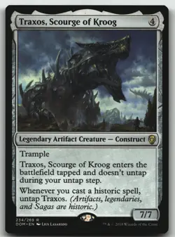 Traxos, Scourge of Kroog R Dominaria 234 LP - Image 1
