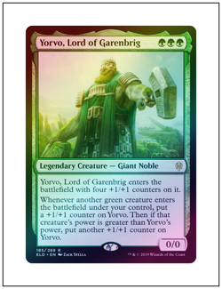 1x Yorvo, Lord of Garenbrig, Foil, Magic the Gathering MTG NM - Image 1