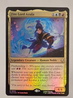 Fire Lord Azula R0220 Foil Avatar Magic the Gathering NM Never Played - Image 1