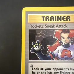 Pokemon Vintage Non-Holo Rare Rocket’s Sneak Attack 72/82 Team Rocket WotC - Image 2