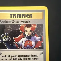 Pokemon Vintage Non-Holo Rare Rocket’s Sneak Attack 72/82 Team Rocket WotC - Image 3
